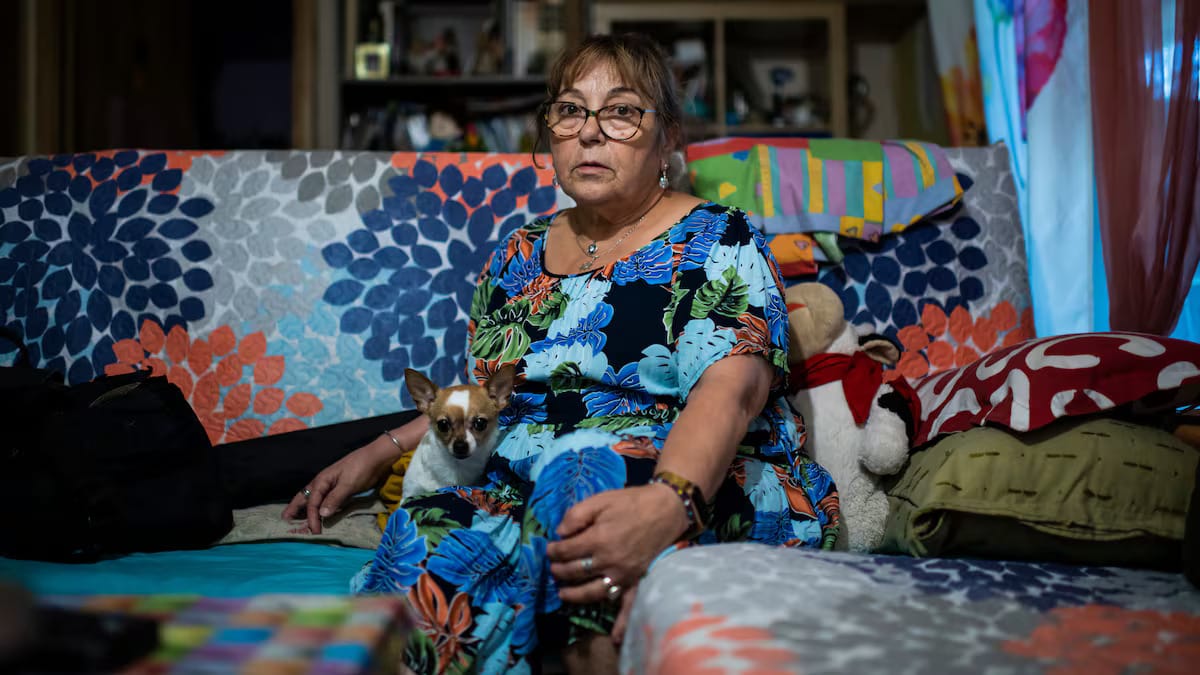 Imagen de archivo de Amparo, vecina vallecana amenazada con ser desahuciada. Foto: INMA FLORES/El País.