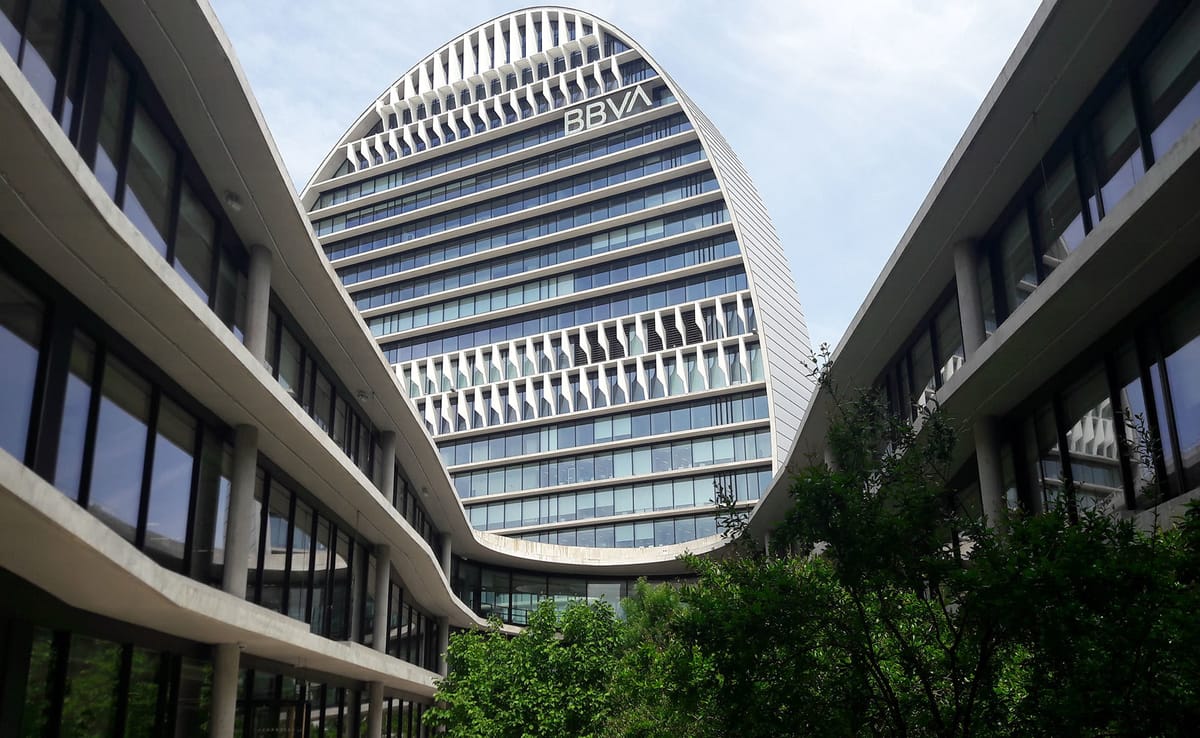 Imagen de archivo de la sede del BBVA en Madrid. Foto: BBVA
