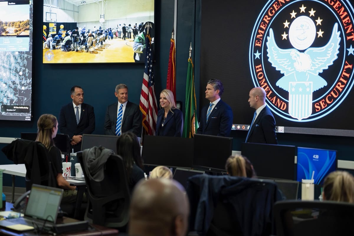 El secretario de Guerra Pete Hegseth en el Grupo de Trabajo de Seguridad de Memphis del Departamento de Seguridad Nacional. Foto: @SecWar (X)