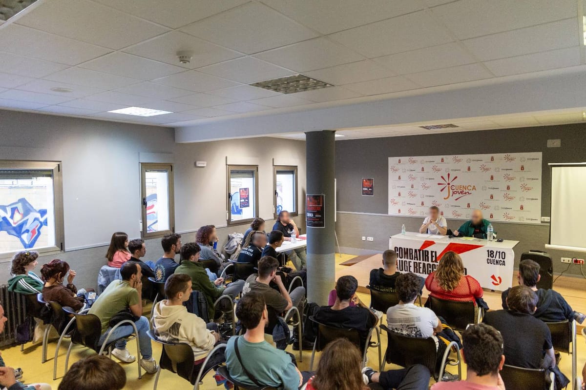 Presentación de la Coordinadora Juvenil Socialista en Cuenca. Foto: CJS Cuenca