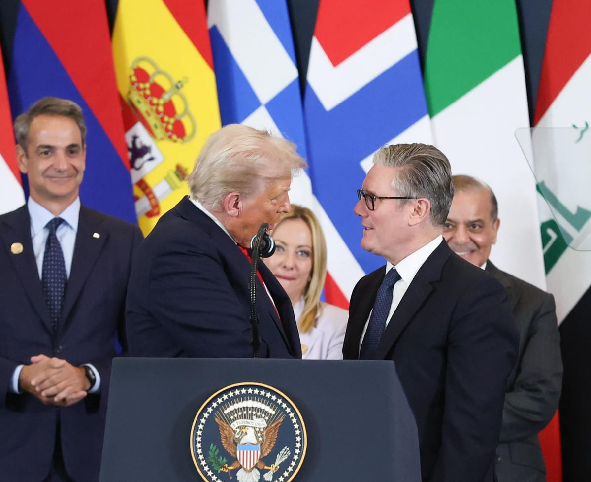 Donald Trump y Keir Starmer. Foto: Keir Starmer (X)