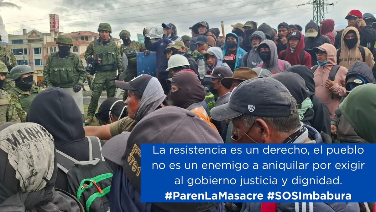 La resistencia indígena mantiene el pulso contra Noboa