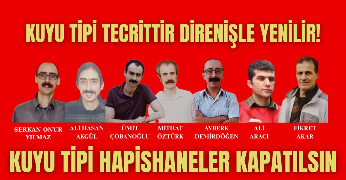 Presos políticos en Turquía en huelga de hambre extrema contra el régimen de aislamiento carcelario