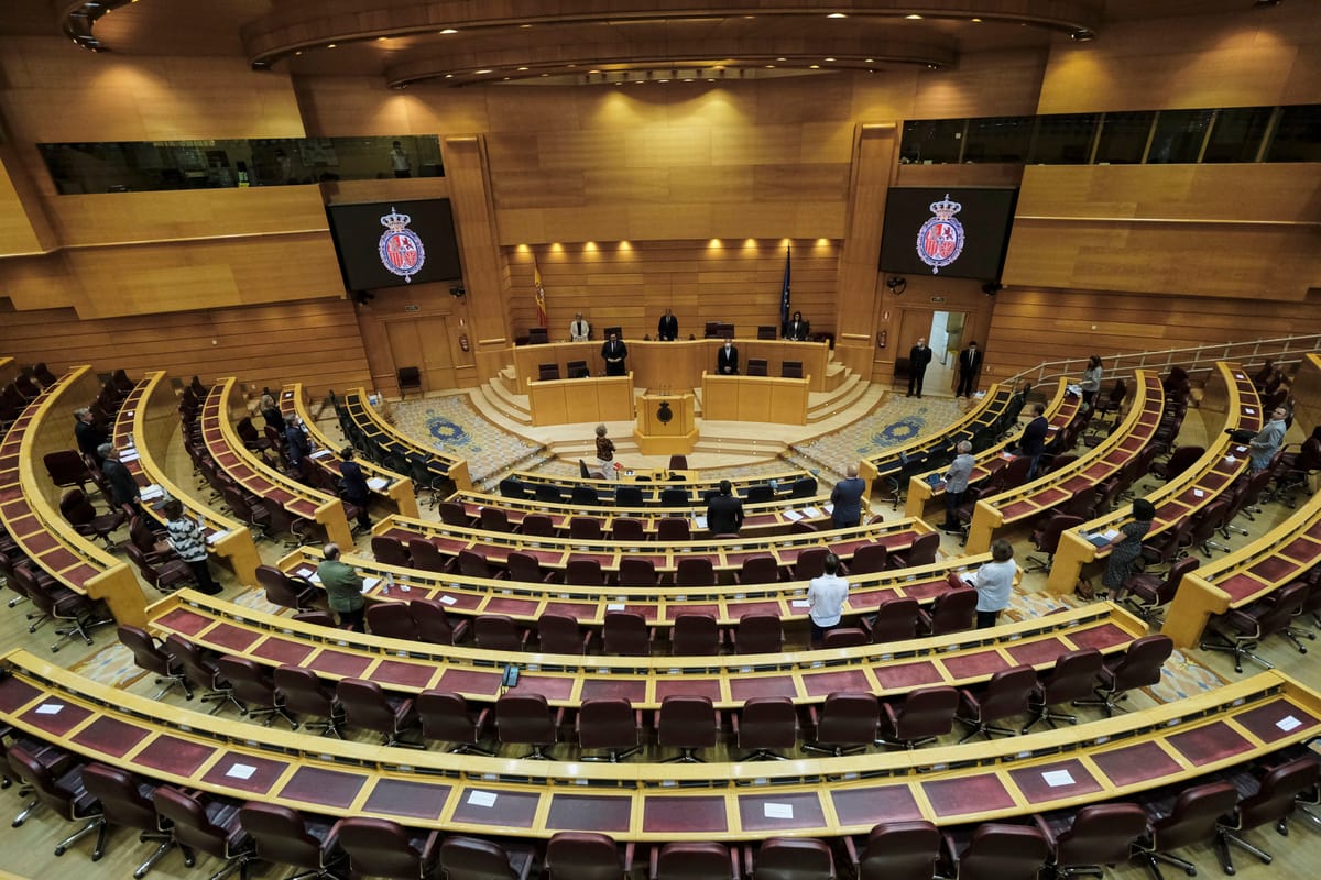 Imagen de archivo del Senado español. Foto: Senado.es