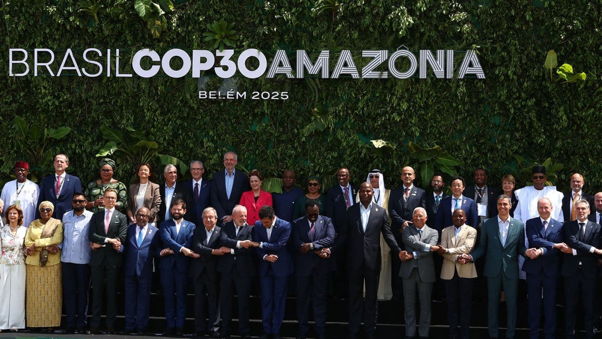 Líderes posan en la COP30 en Brasil. Foto: Aline Massuca/COP30