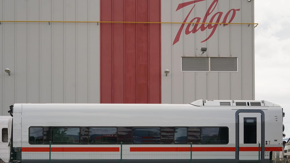 Fachada de la planta de Talgo en Ribabellosa (Araba). Foto: Iñaki Berasaluce/Europa Press