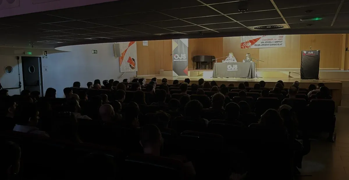 Imagen de archivo de una jornada política de la Organització Juvenil Socialista del País Valencià. Foto: OJS País Valencià