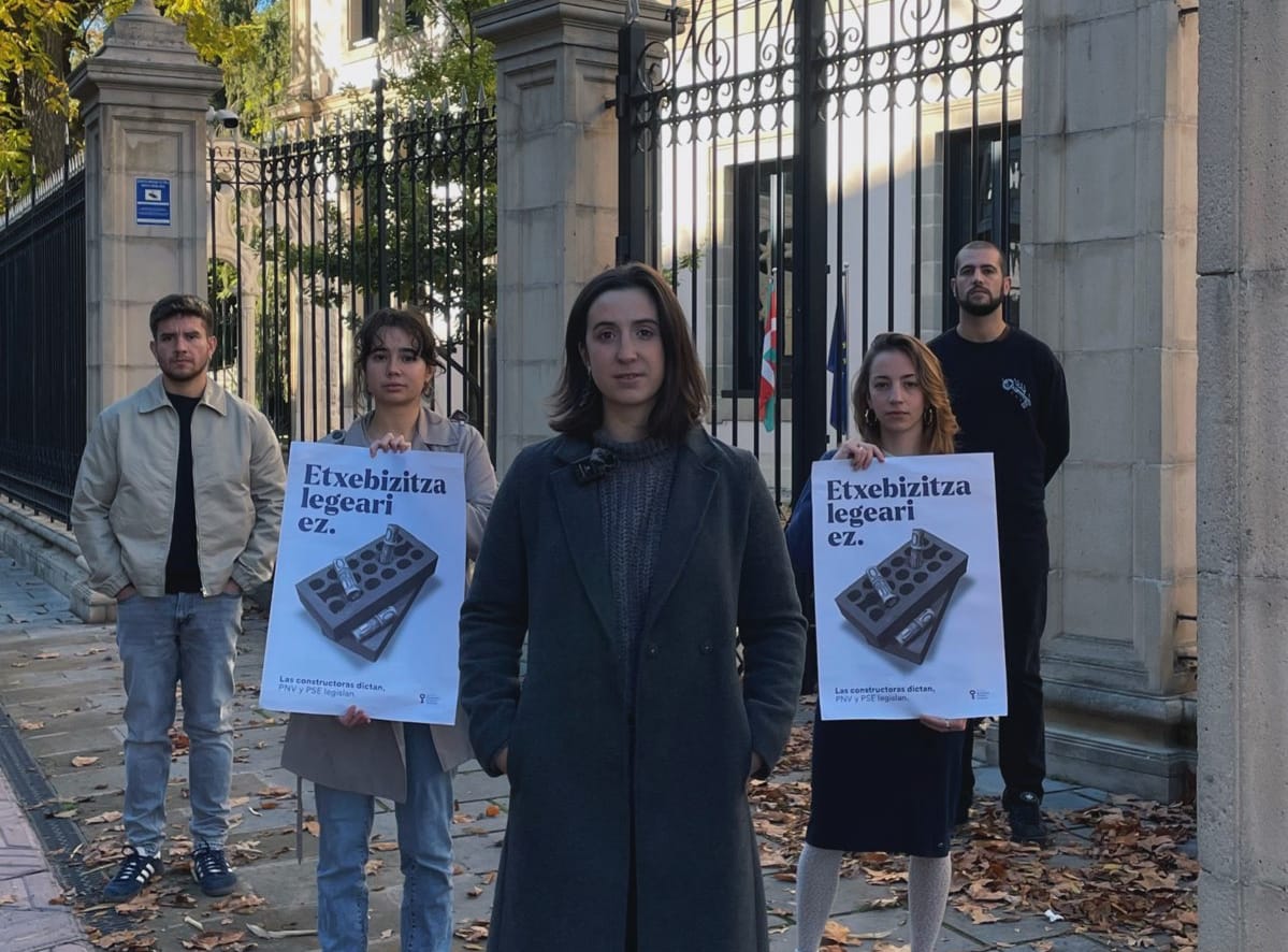 El Sindicato Socialista de Vivienda de Euskal Herria denuncia la nueva Ley de Vivienda Vasca
