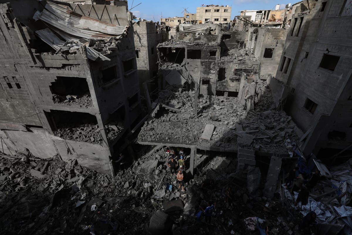 Imagen de archivo de la Franja de Gaza destruida por ataques israelíes. Foto: Times of Gaza
