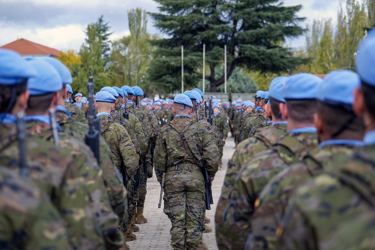 Brigada Guadarrama XII del Ejército de Tierra bajo mando de las Naciones Unidas. Foto: @EjercitoTierra (X)