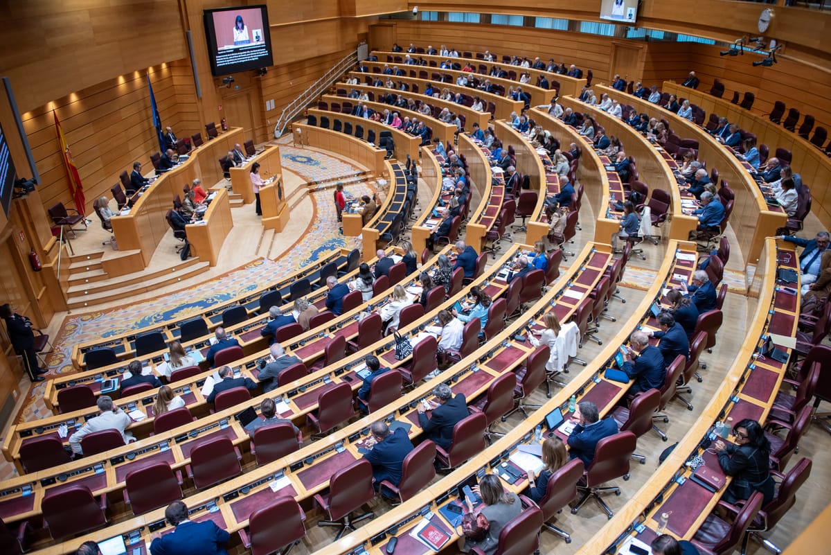 Imagen de archivo del Senado Español. Foto: @Senadoesp (X)
