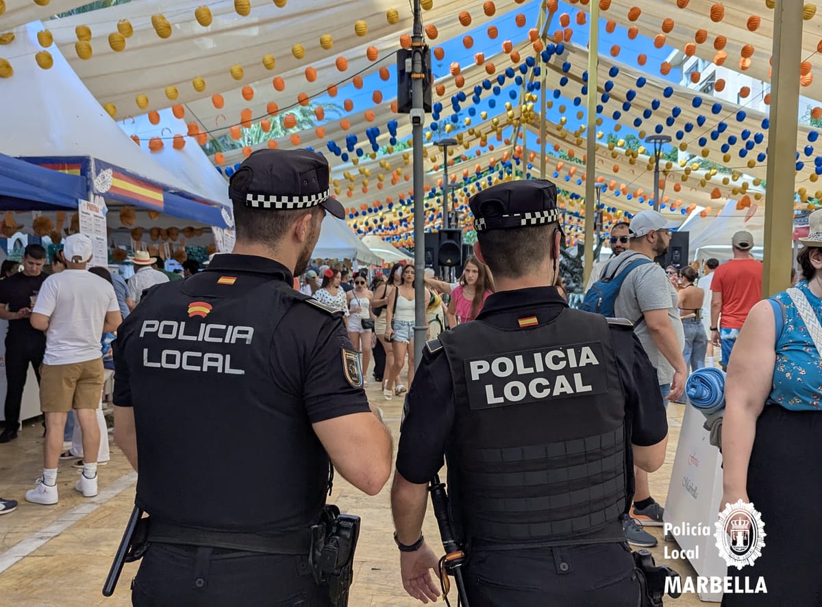 Imagen de archivo de la Policía Local de Marbella (Málaga, Andalucía). Foto: Policía Local Marbella.