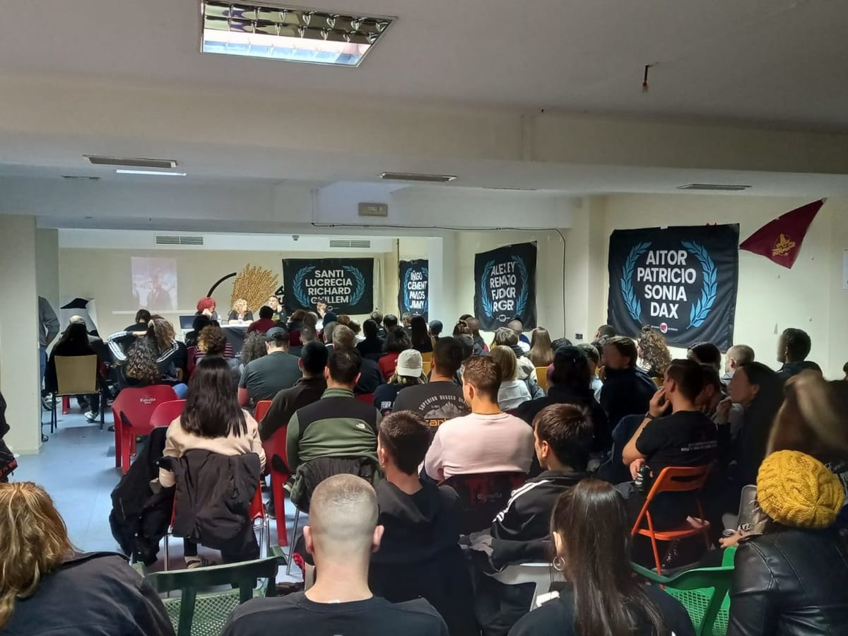 Imagen de archivo de las Jornadas Antifascistas Internacionales de Madrid en el homenaje a Carlos Palomino en 2022. Foto: vía AraInfo