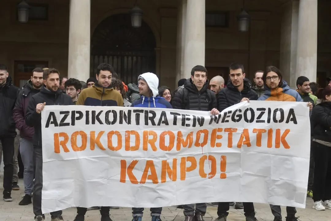 Trabajadores de rocódromos de Gasteiz dan por finalizada la huelga