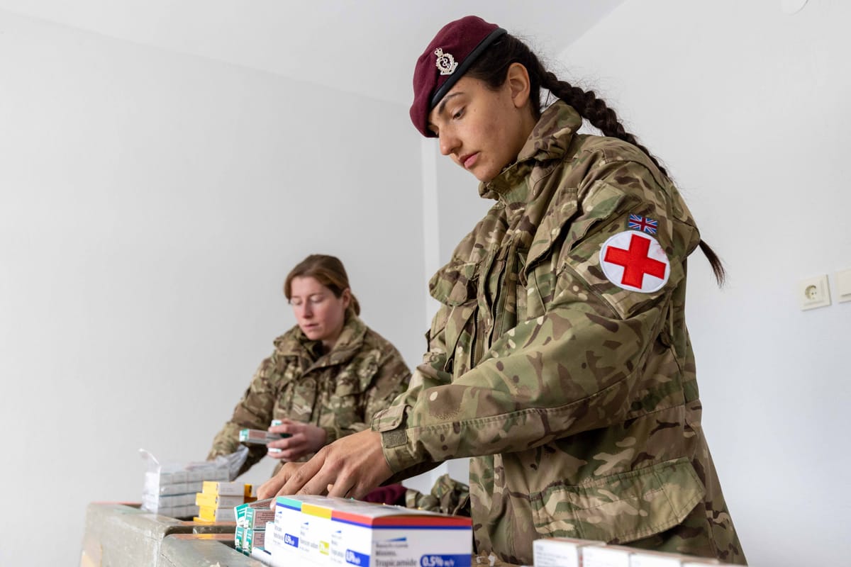 Imagen de archivo de mujeres en el Ejército británico. Foto: army.mod.uk 