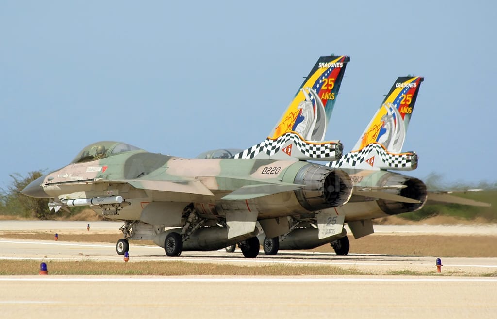 Imagen de archivo de aviones de combate de la Aviación Militar Bolivariana. Foto: Iván David Peña Nesbit.
