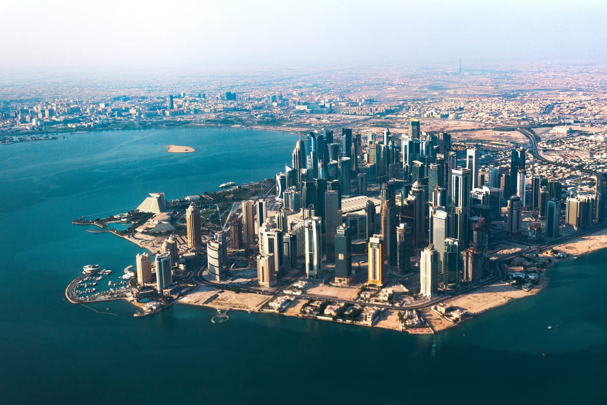 Vista aérea de Doha (Qatar). Foto: Radoslaw Prekurat/Unsplash