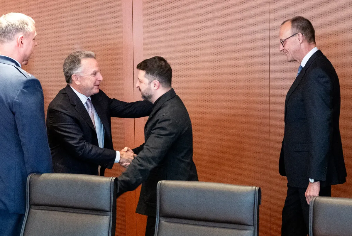 Zensky se reúne en Berlín con Jared Kushner y Steve Witkoff. Foto: nytimes.com