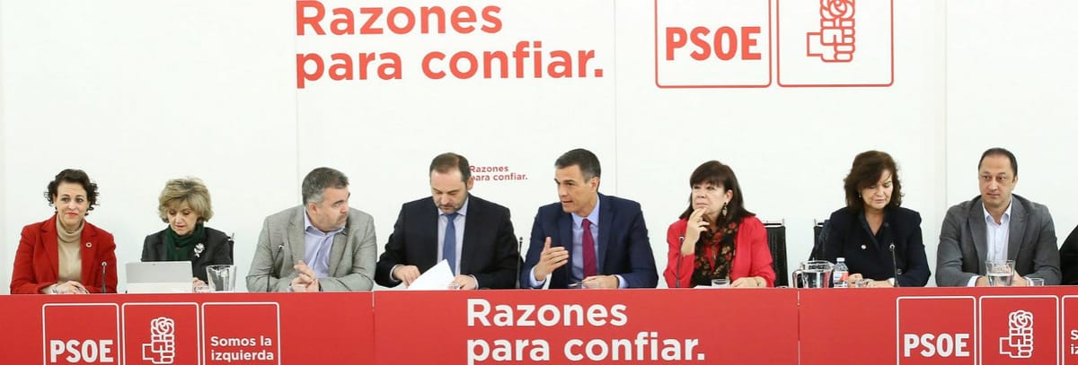 Imagen de una reunión de la directiva del PSOE. Foto: psoe.es