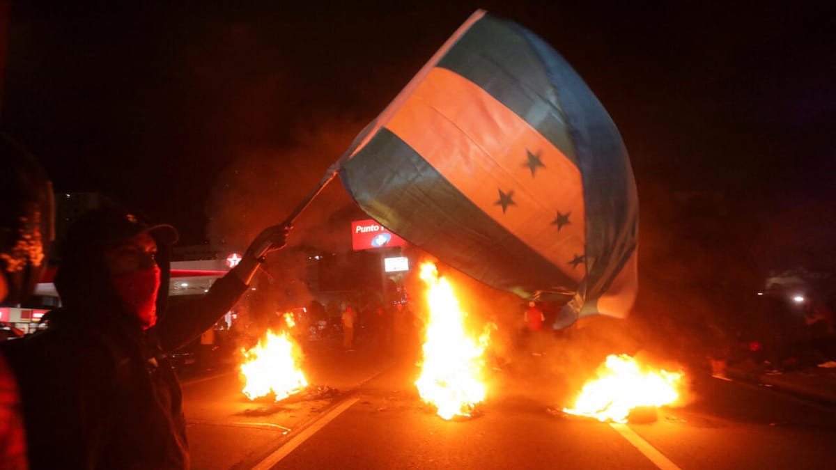 Imagen de las protestas tras las elecciones del 30 de noviembre. Foto: france24.com