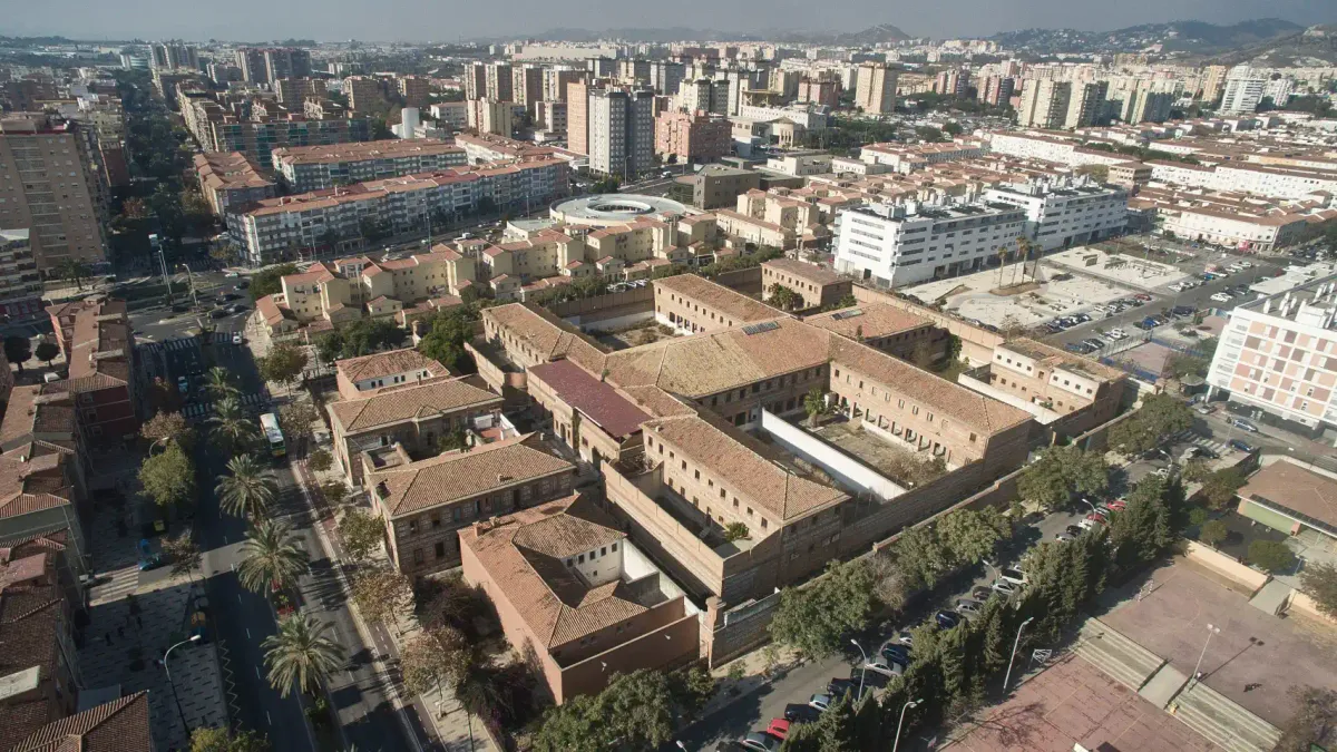 Imagen aérea de la Antigua Prisión Provincial. Foto: elespanol.com