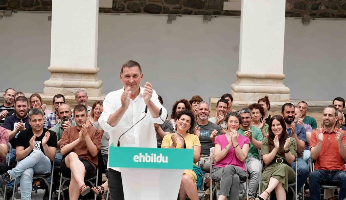 Arnaldo Otegi en un mitin de EH Bildu. Foto: EH Bildu