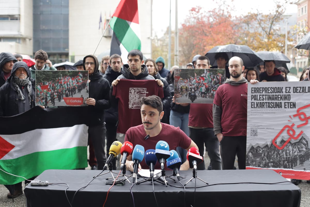"Que la represión no detenga la solidaridad con Palestina"
