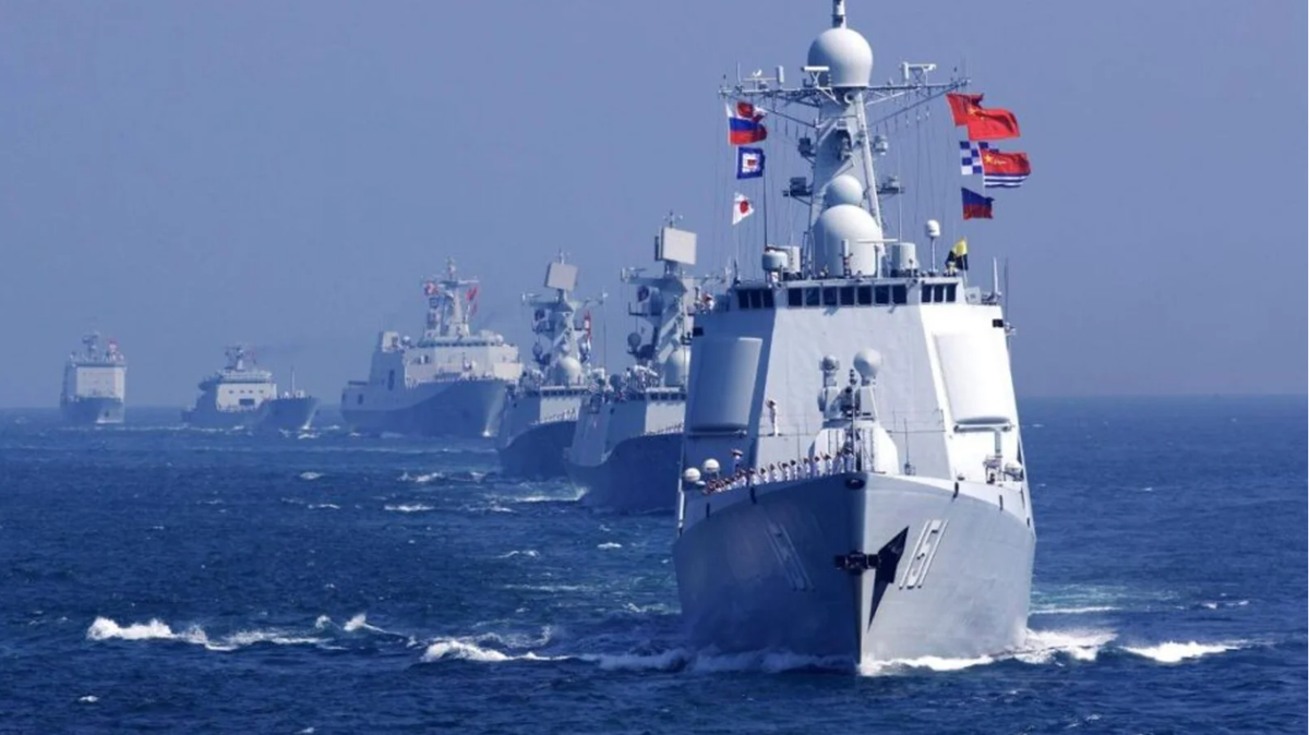 Buques de la marina china. Foto: PLA/Navy