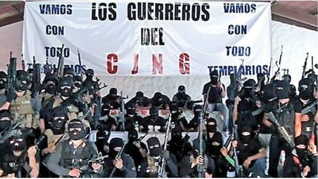 Imagen de archivo de miembros del CJNG. Foto: descifrandolaguerra.es