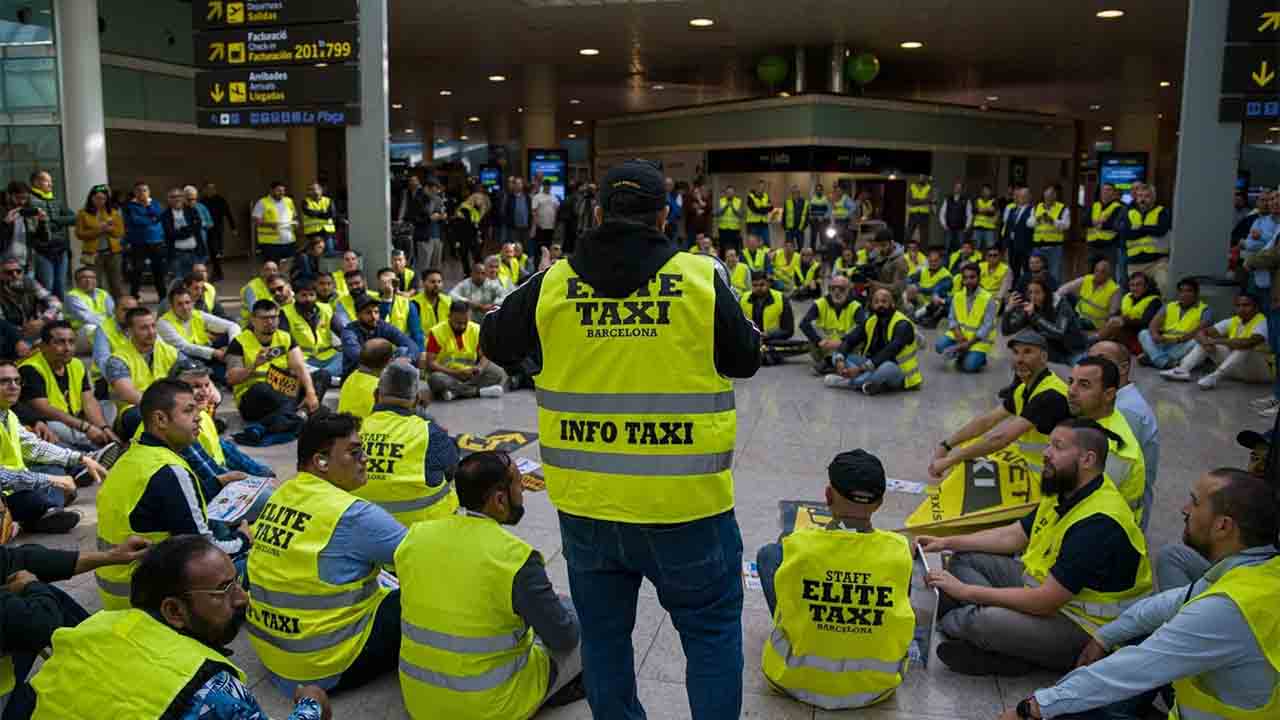 Imagen de archivo de taxistas de la empresa Élite Taxi. Foto: todotaxi.org