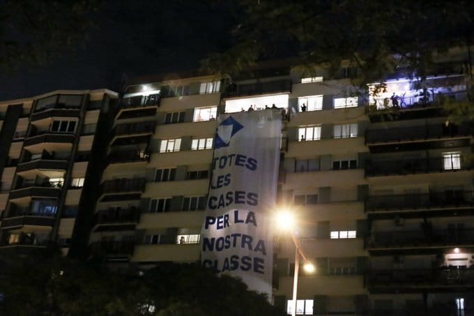 Imagen del 'Bloque Tarragona'. Foto: @SindicatHabSC (X)
