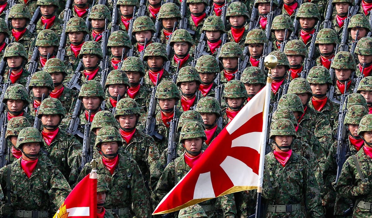 Soldados de las Fuerzas de 'Autodefensa' de Japón. Foto: asiatimes.com