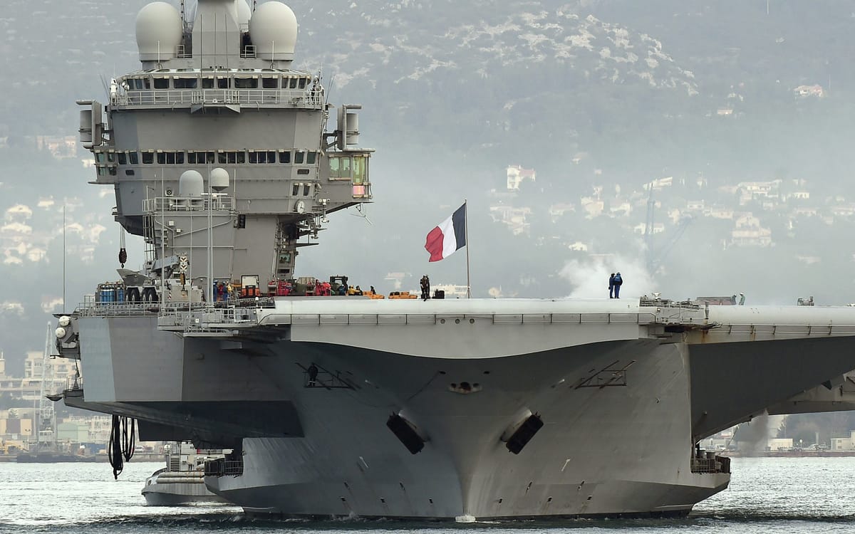Imagen de archivo del portaaviones Charles de Gaulle. Foto: elnuevodiario.com.do