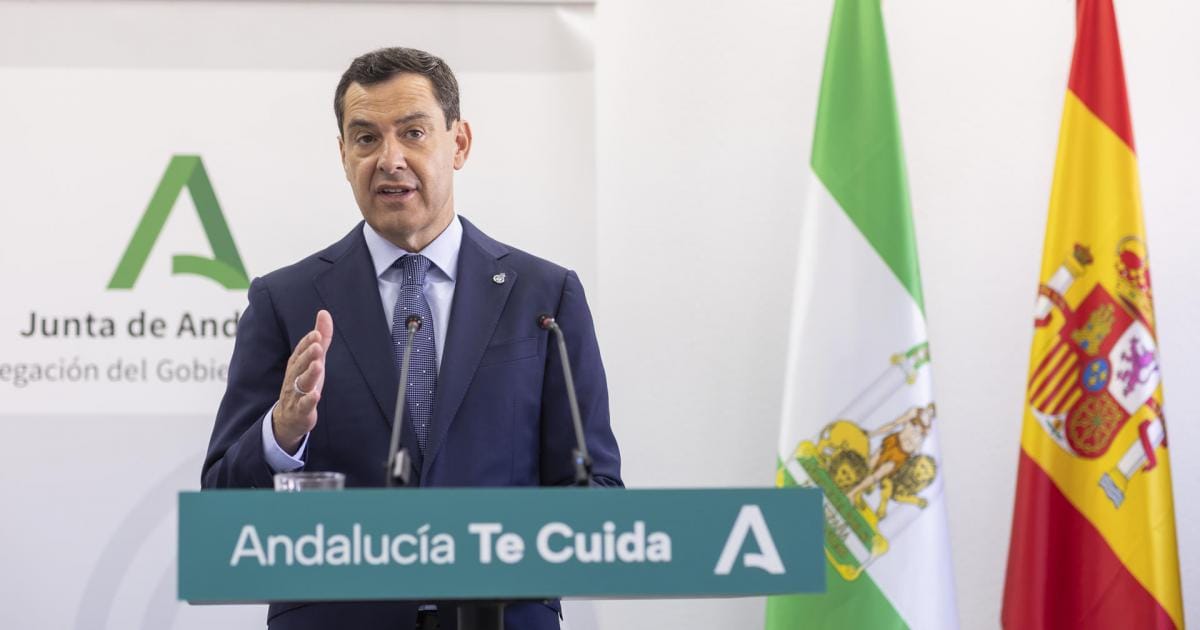 Imagen de archivo del presidente de la Junta andaluza, Moreno Bonilla. Foto: huffingtonpost.es