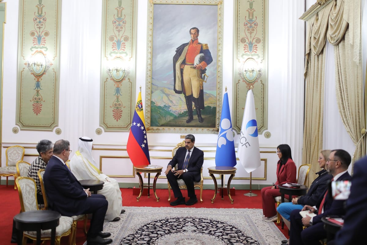 Imagen de archivo de una reunión de Nicolás Maduro con la OPEP. Foto: primicia.com.ve