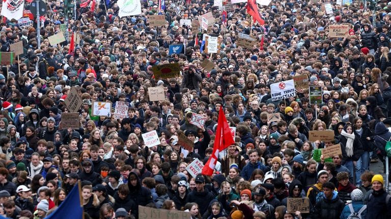 Imagen de la movilización en Berlín. Foto: reuters.com