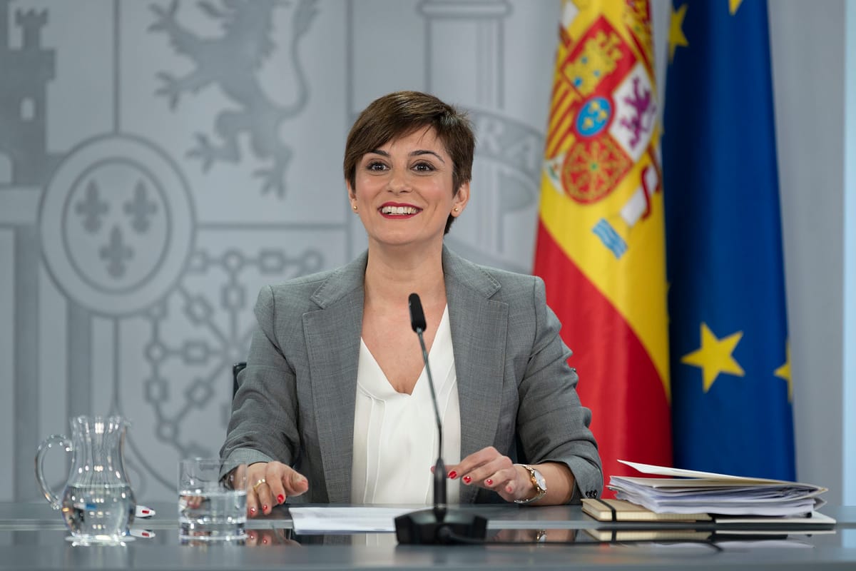 Imagen de archivo de Isabel Rodríguez, la ministra rentista del Gobierno español. Foto: moncloa.gob.es