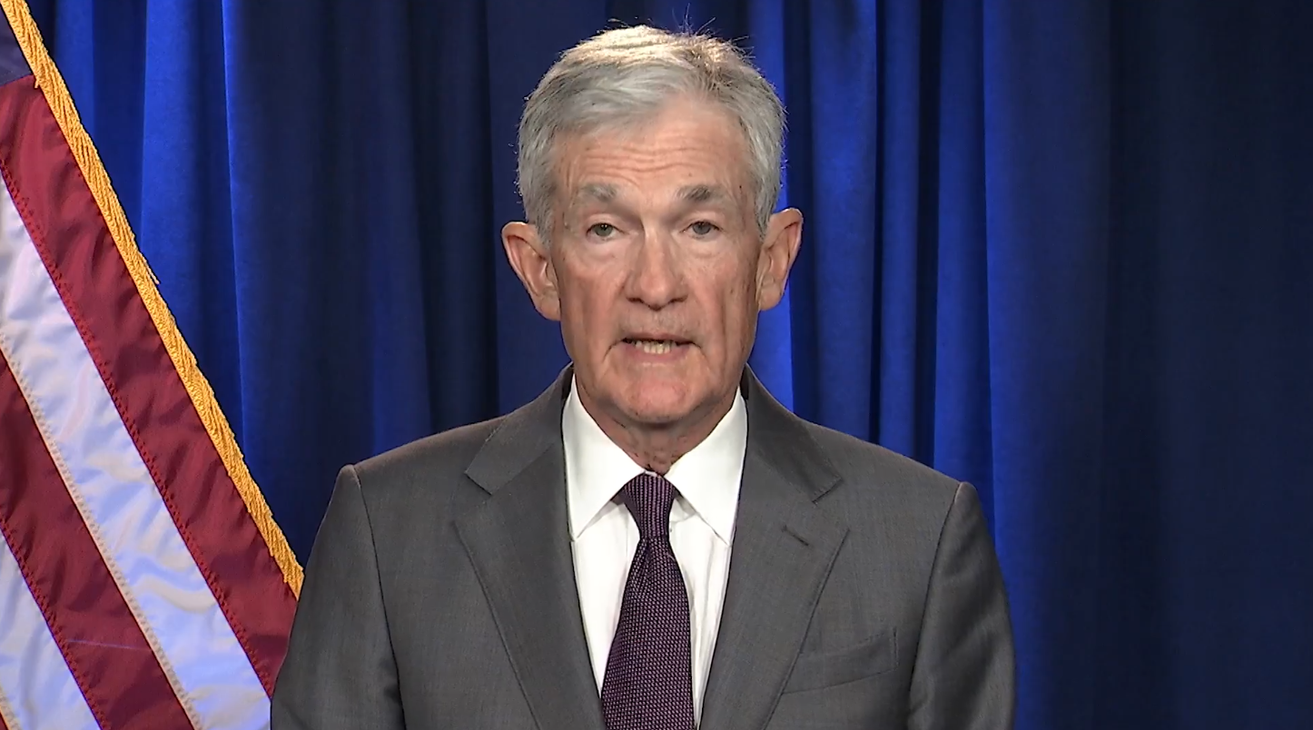 El presidente de la Reserva Federal, Jerome Powell. Foto: Video: @federalreserve (X)