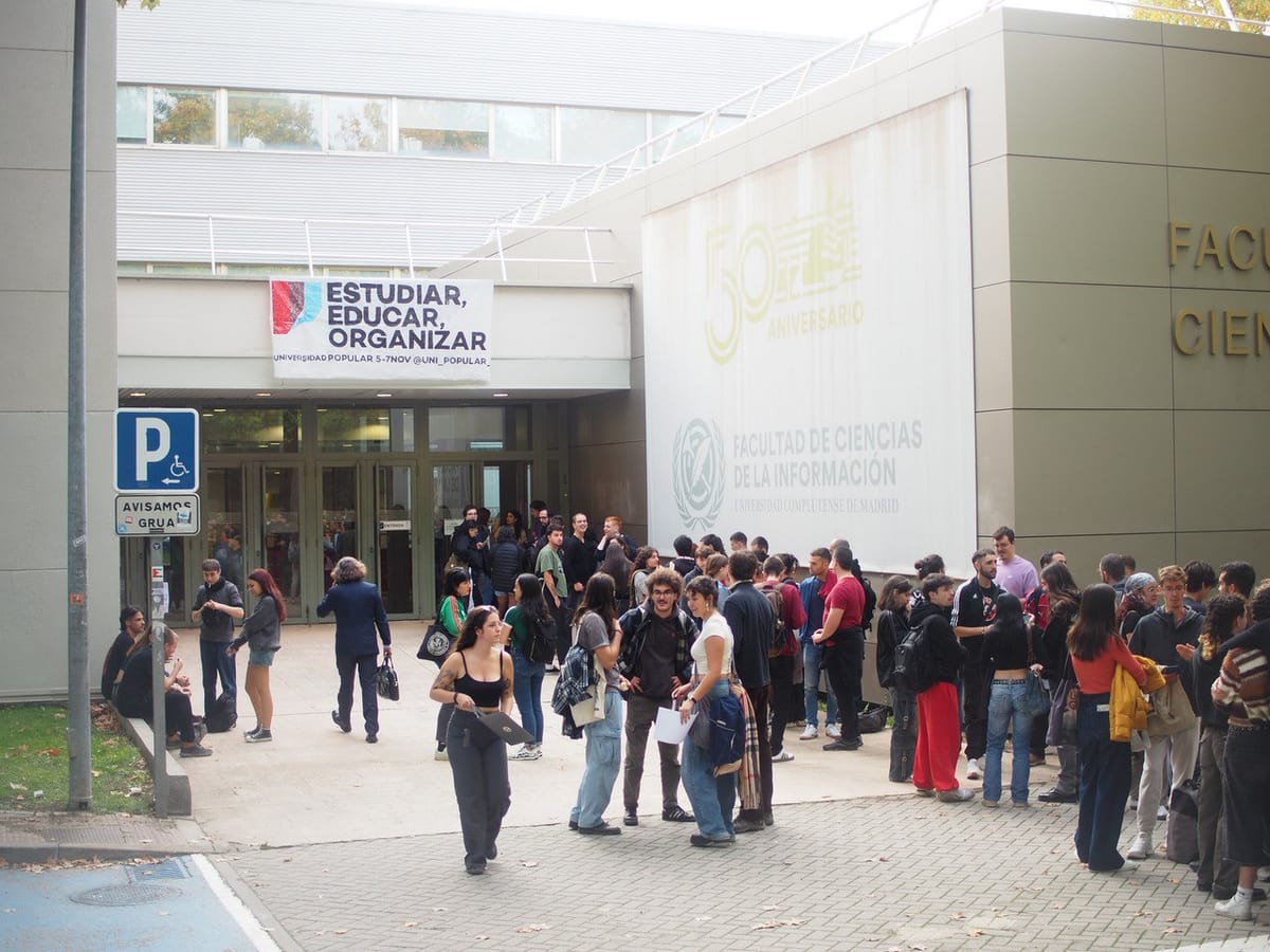 Imagen de archivo de la Universidad Popular de 2025 en la UCM. Foto: Universidad Popular.