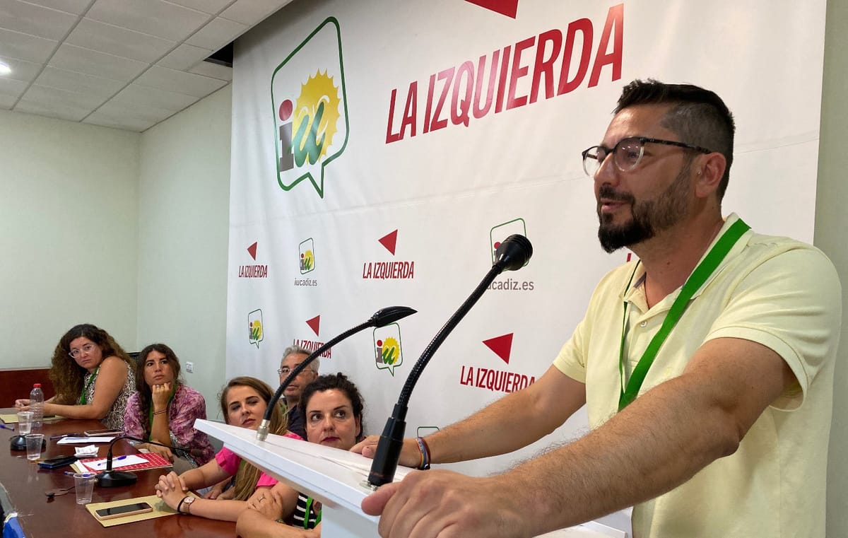 Imagen de archivo de Jorge Rodríguez, candidato provincial de IU Cádiz. Foto: @JorgeRguezPerez (X)
