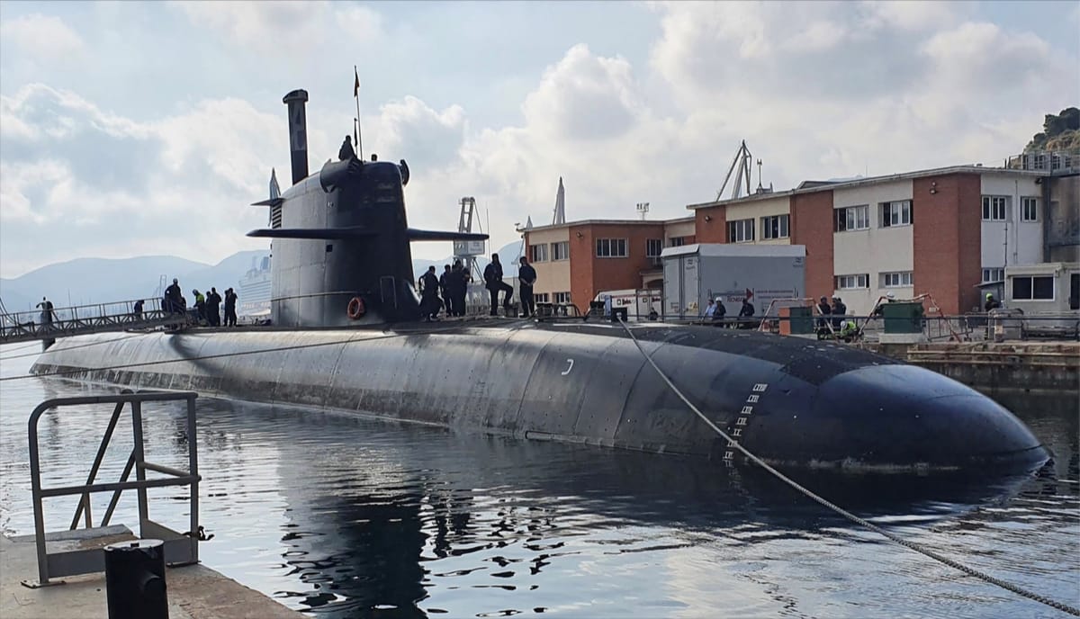 Imagen de archivo del submarino S-81 Isaac Peral. Fuente: Navantia.