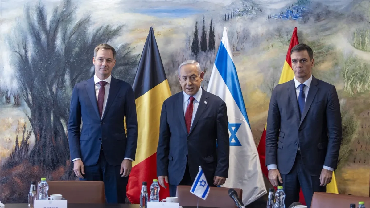 Imagen de archivo de Benjamin Netanyahu y Pedro Sánchez. Foto: Europa Press