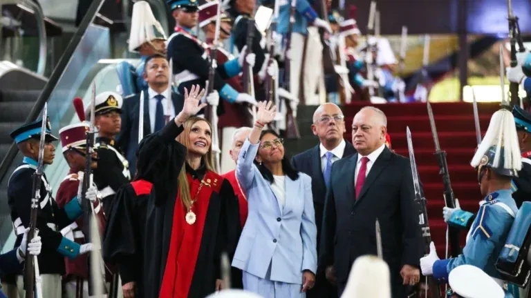Delcy Rodríguez en la apertura judicial 2026 en el TSJ. Foto: Prensa Presidencial.