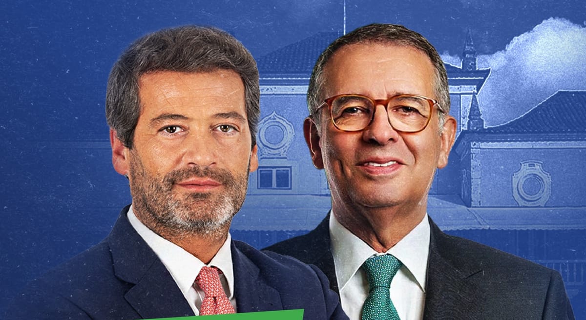 André Ventura (Chega) y António José Seguro (PS), candidatos a la presidencia de Portugal.