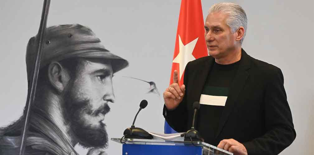 Imagen de archivo del presidente cubano Miguel Díaz-Canel. Foto: Presidencia de Cuba