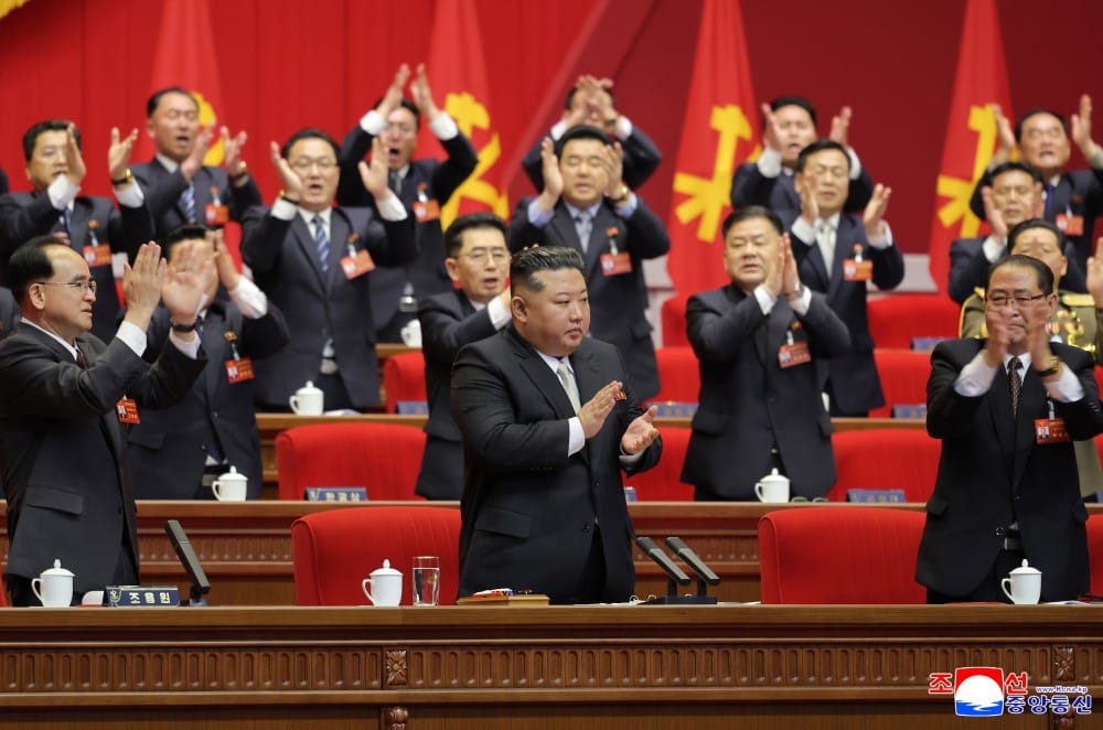 Kim Jong Un en el IX Congreso del Partido del Trabajo de Corea. Foto: KNCA