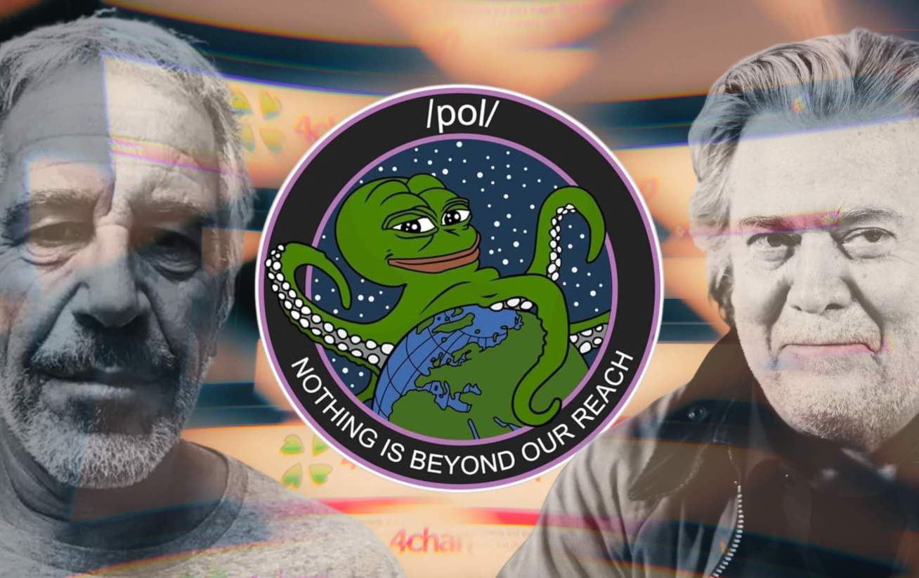 Jeffrey Epstein, Steve Bannon y el tablero de mensajes 4chan. Foto: bylinetimes.com
