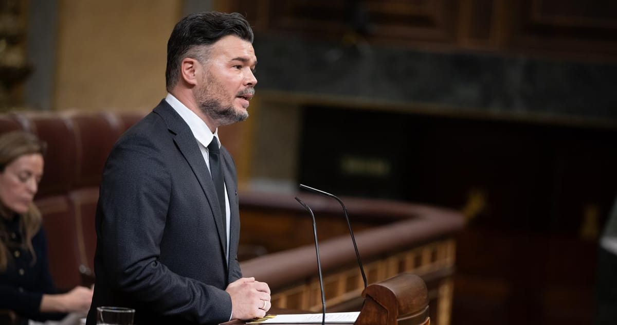 ERC frena el proyecto de "izquierda plurinacional" de Rufián mientras el PSOE lo celebra