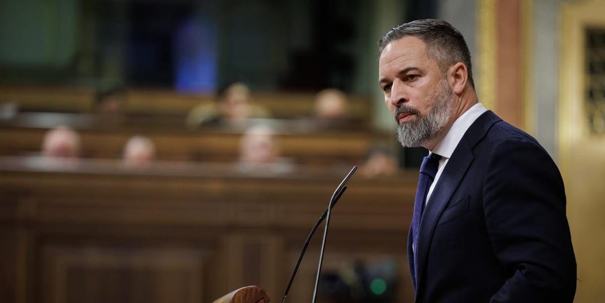 Imagen de archivo de Santiago Abascal en el Congreso. Foto: congreso.es