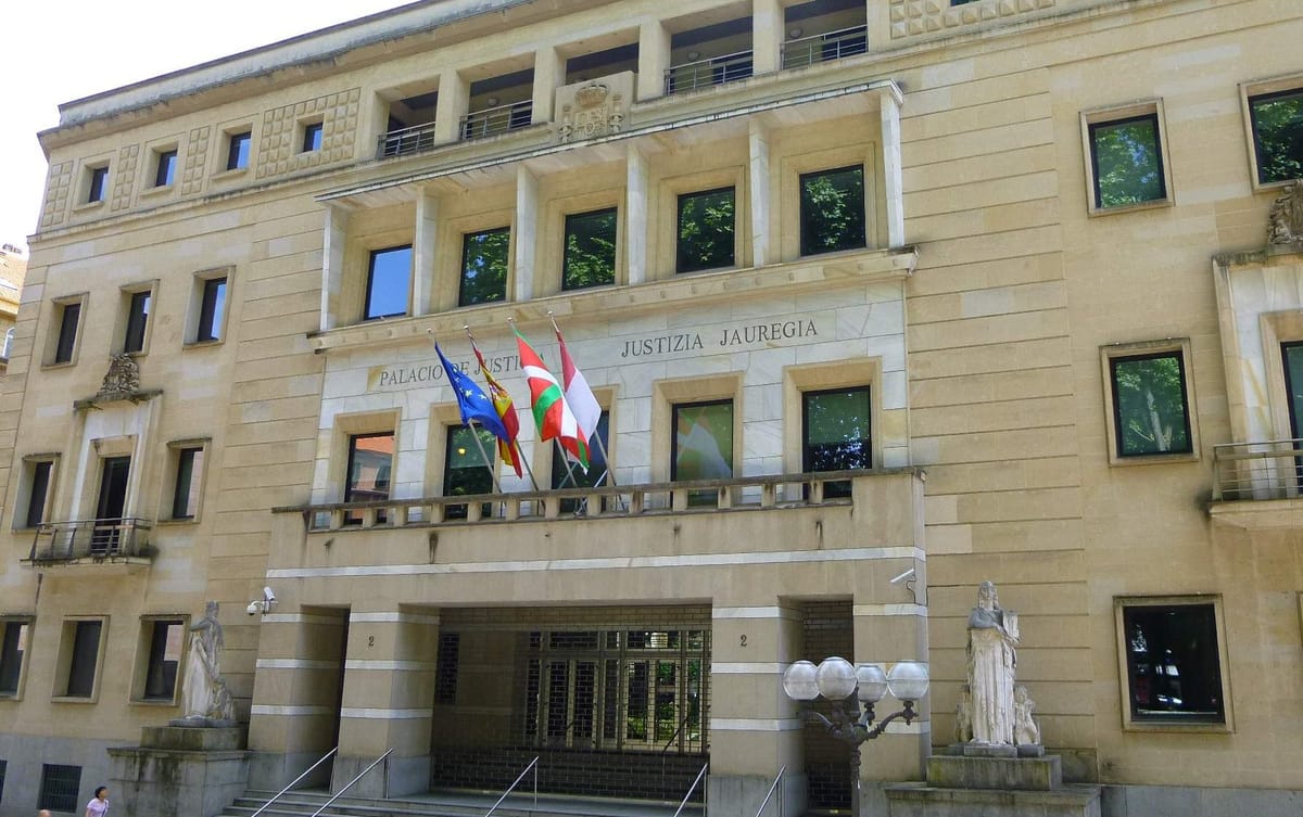 Foto del Tribunal Superior de Justicia del País Vasco en Bilbo (Bizkaia). Foto: aiiaoc.com